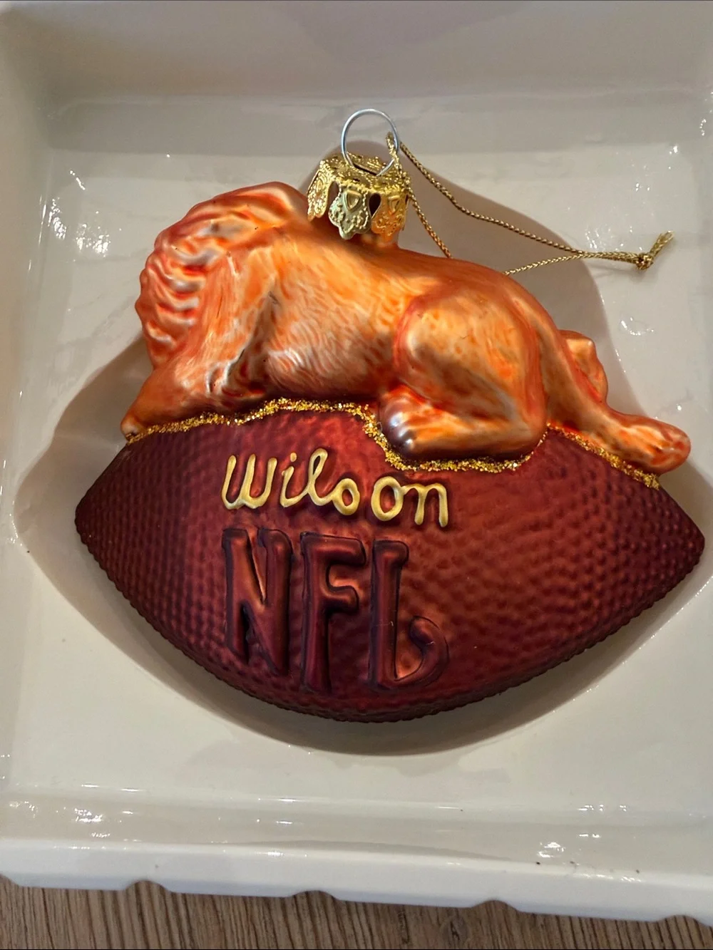 Team Spirit Ornaments Mascots Detroit Lions Ornament
